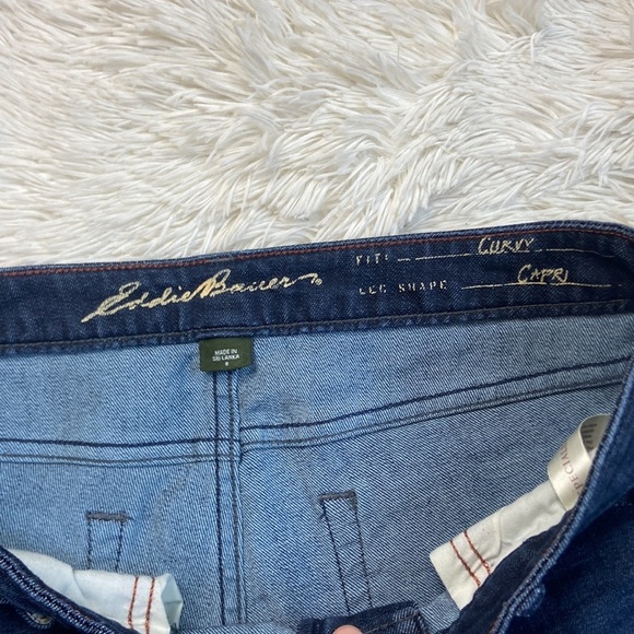 Eddie Bauer Curvy Capri Jeans - Picture 6 of 9